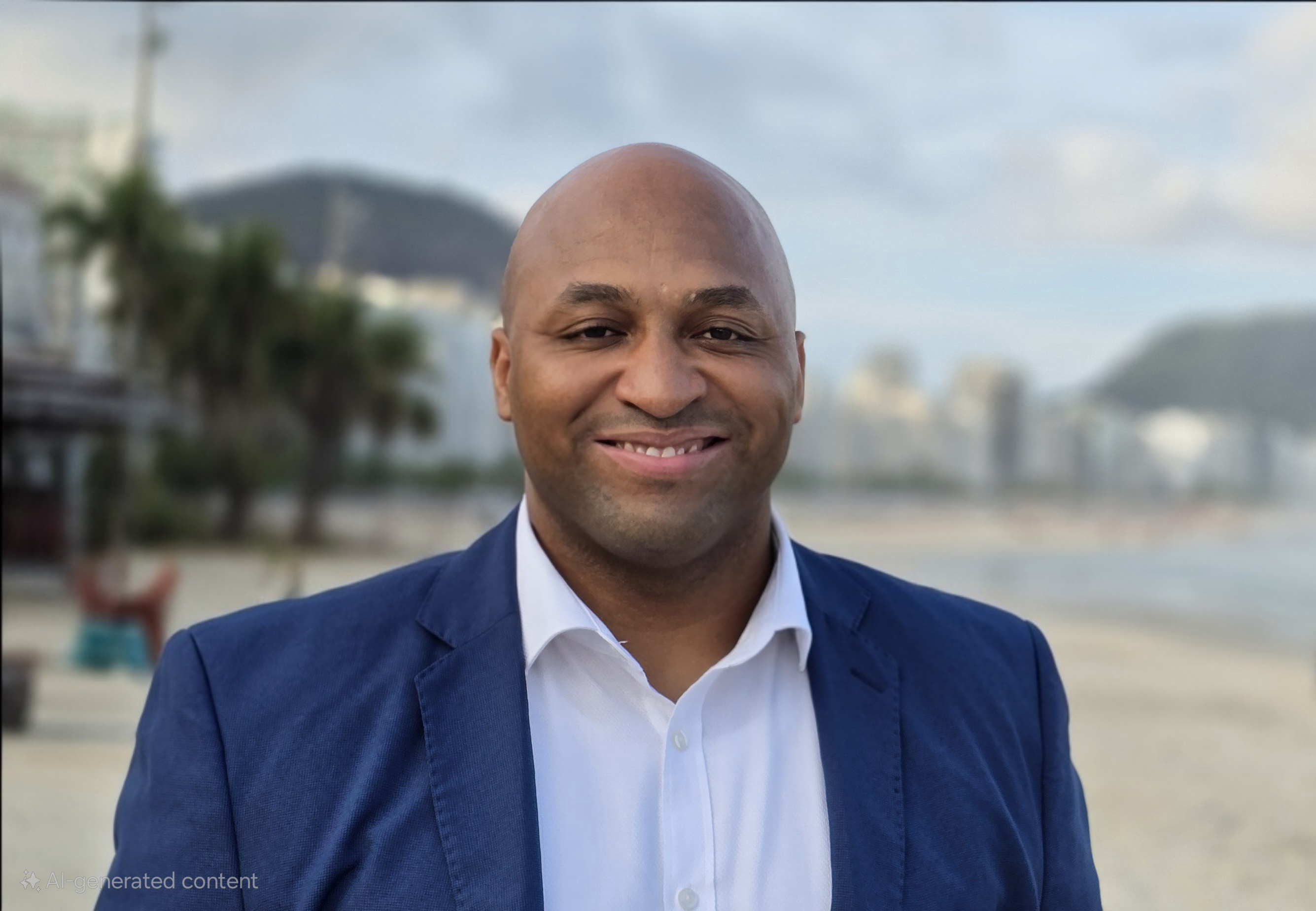 Rio de Janeiro coastline at sunset